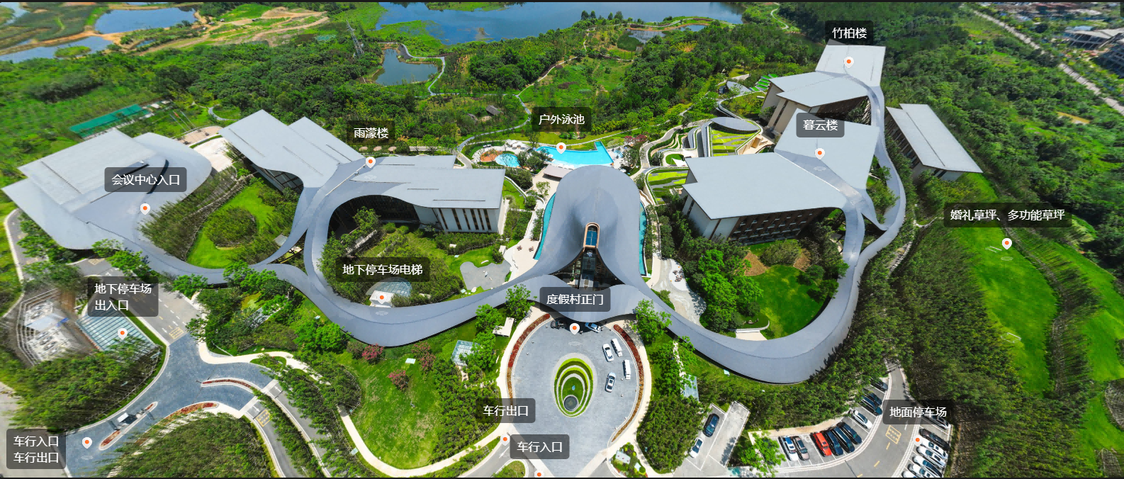 CLUBMED黑龙滩度假村 × 720VR全景：法式巴适，云上先体验